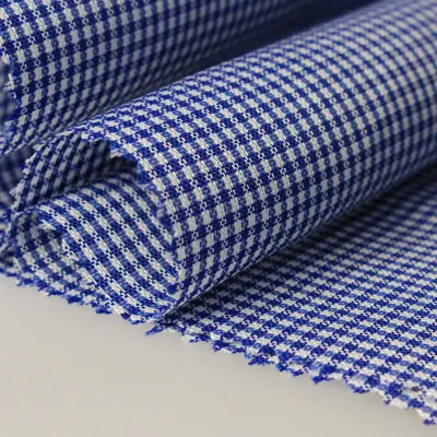 High Quality Check Pattern Yarn Dyed Pure Cotton Fabric